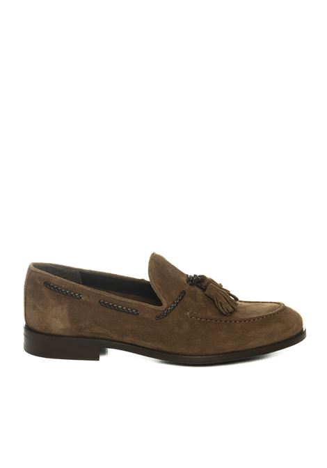 beige suede loafer JEROLD WILTON | 1161LIGHT-HAVANA